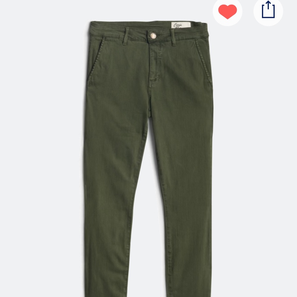 Cosmic Blue Olive Skinny Pants for Women
